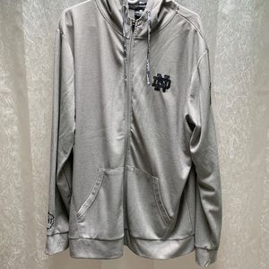 Notre Dame Fighting Irish Lightweight Waffle Full-Zip Hoodie  XXL